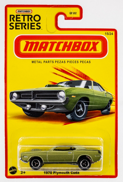 2022 Matchbox Target Retro #15 1970 Plymouth Cuda LIME GREEN METALLIC | FSC