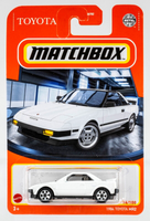 2021 Matchbox #14 1984 Toyota MR2 SUPER WHITE | LIGHTS DOWN | R-HAND DRIVE | FSC