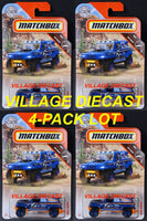 2019 Matchbox #68 Ridge Raider BLUE METALLIC | OFF-ROAD | 4-PACK LOT | FSC