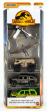 2022 Matchbox Jurassic World Land 'n Air Team 5-Pack | EXCLUSIVE JEEP GLADIATOR