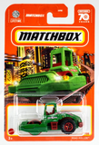 2023 Matchbox #52 Road Roller GREEN | RED | STREET WORKS DIESEL ROLLER | FSC