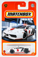 2021 Matchbox #69 Lamborghini Gallardo Police WHITE | MATTEL GLOBAL SEC. | FSC