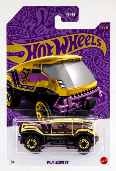 2025 Hot Wheels Pearl and Chrome Mix 1 #6 Baja Bison T5 PURPLE | FSC