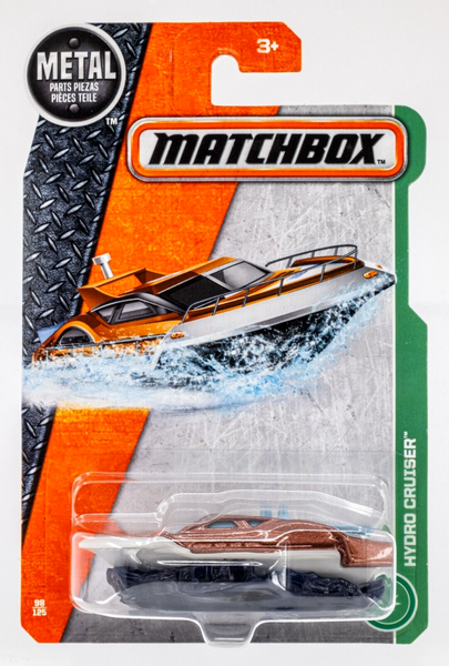 2017 Matchbox #98 Hydro Cruiser BRONZE METALLIC | MBX LIFESTYLE SHIPYACHT | FSC