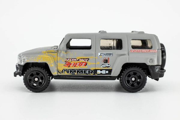 2023 Matchbox "Dirty Mudders" Hummer H3 MATTE GREY | DESERT RACE 3000 | MINT