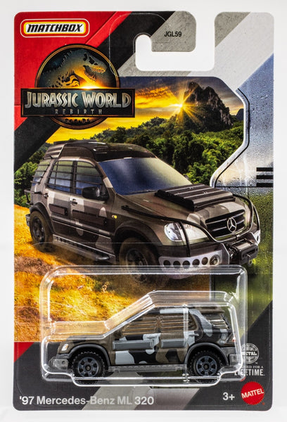 Set Matchbox Jurassic World Rebirth 2025 – 9 Véhicules + Jeep, échelle 1:64, Neuf Sous Blister