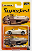 2005 Matchbox Superfast #38 Ferrari 360 Spider SAND METALLIC | FSC