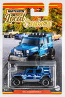 2022 Matchbox Local Cruisers #1 Jeep Wrangler Superlift BLUE METALLIC | FSC