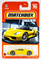 2023 Matchbox #77 Porsche 918 Spyder RACING YELLOW | FSC