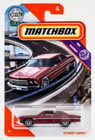 2020 Matchbox #53 '75 Chevy Caprice DARK RED METALLIC | FSC