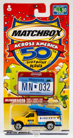 2002 Matchbox Across America Ford F-Series Fire Truck w/ Raft | MINNESOTA | FSC