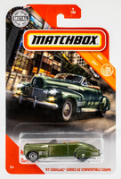 2020 Matchbox #9 '41 Cadillac Series 62 Convertible Coupe EL CENTRO GREEN | FSC