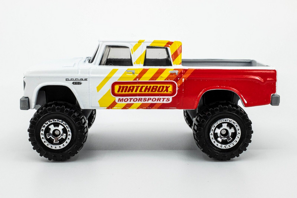 2022 Matchbox "Coffee Cruisers III" 1968 Dodge D-200 WHITE | MOTORSPORTS | MINT