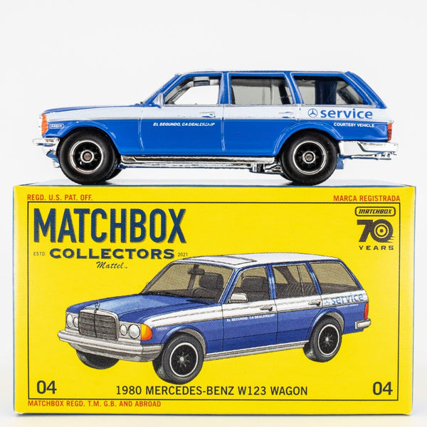 2023 Matchbox Collectors #04 1980 Mercedes-Benz W123 Wagon MARINE BLUE | BOXED