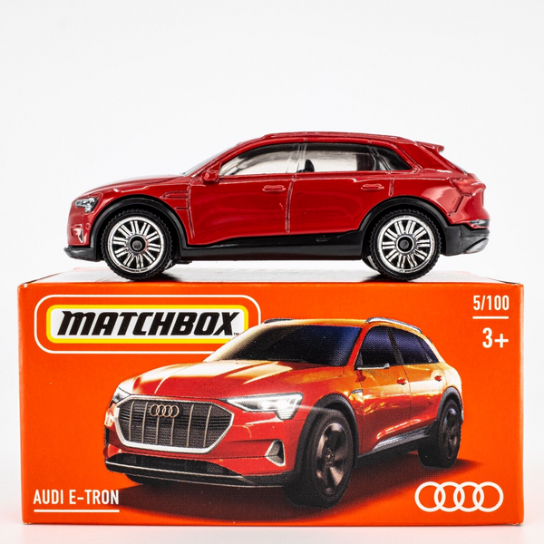 2024 Matchbox Power Grabs #5 Audi E-Tron CATALUYNA RED | FSB