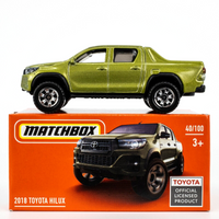 2022 Matchbox Power Grabs #40 2018 Toyota Hilux Pickup GREEN | FSB