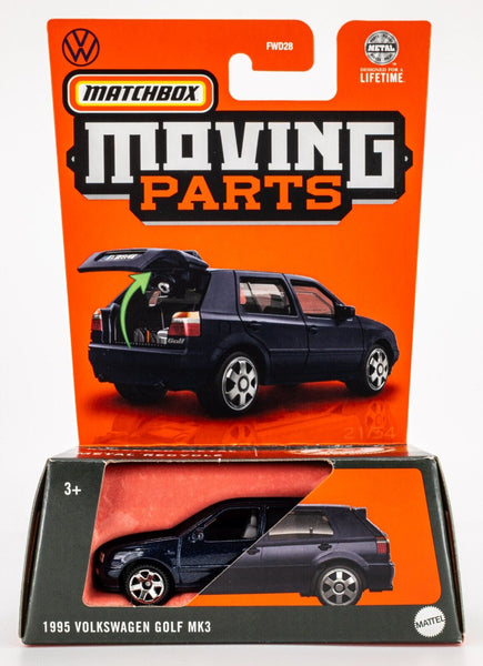 2024 Matchbox Moving Parts #21 1995 Volkswagen Golf MK3 DARK VIOLET BLUE | FSC