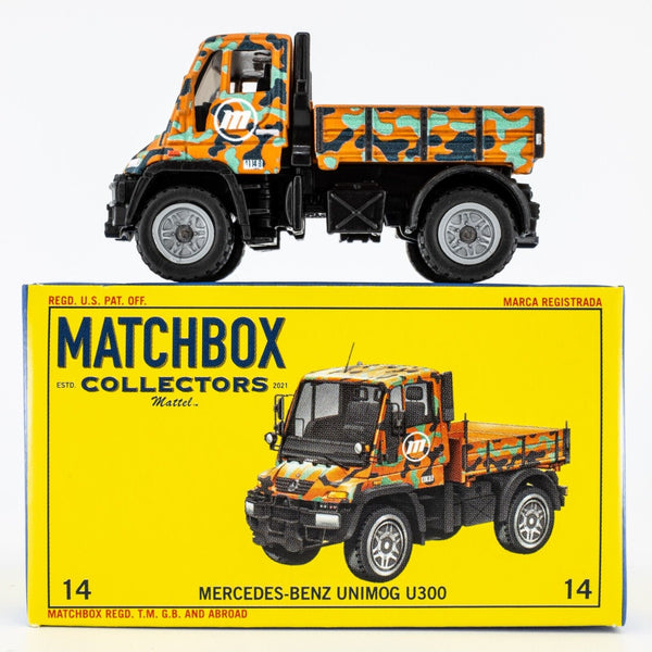 2024 Matchbox Collectors #14 Mercedes-Benz Unimog U300 BROWN CAMOUFLAGE | BOXED