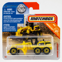 2018 Matchbox #48 Ground Grinder YELLOW | ROAD GRADER RG165 | FSSC