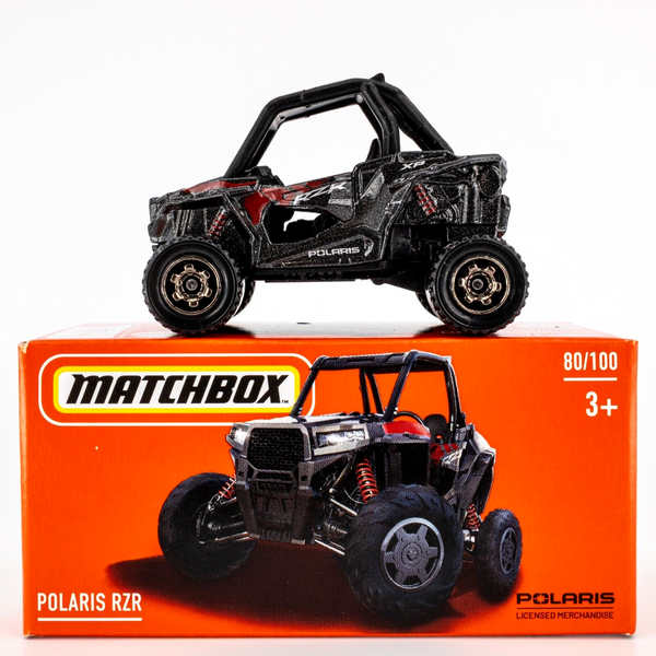 2024 Matchbox Power Grabs #80 Polaris RZR (XP-1000) BLACK | RED | FSB