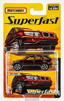 2005 Matchbox Superfast #14 BMW X5 BURGUNDY METALLIC | FSC