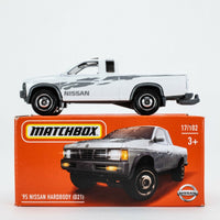 2022 Matchbox Power Grabs #17 '95 Nissan Hardbody (D21) CLOUD WHITE | FSB