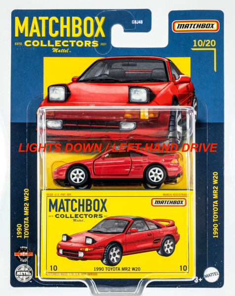 2022 Matchbox Collectors #10 1990 Toyota MR2 W20 RED | LIGHTS DOWN | LHD | FSC