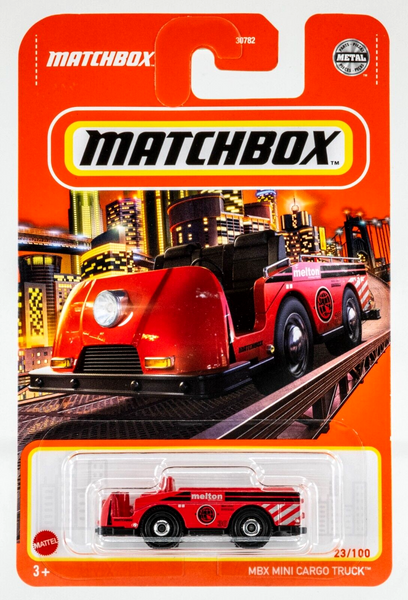 2021 Matchbox #23 MBX Mini Cargo Truck RED | MELTON | EMPTY CARGO BED | FSC