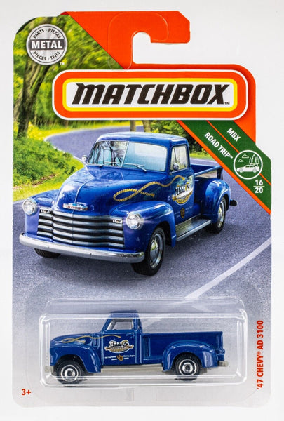 2019 Matchbox #19 '47 Chevy AD 3100 BLUE | JIMMY G'S SADDLERY | FSC