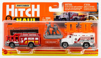 2021 Matchbox Hitch & Haul #1 MBX Fire Rescue | Hazard Squad | GREY FIREMEN