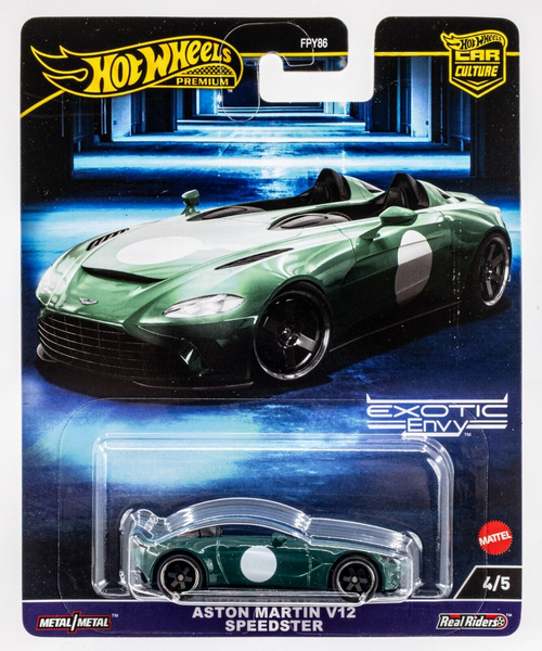 2024 Hot Wheels Car Culture Exotic Envy #4 Aston Martin V12 RACING GREEN | FSC