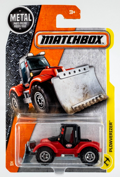 2017 Matchbox #52 Plowverizer BLACK | RED | LIL' MULE | MINT