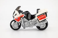 2017 Matchbox #78 BMW R1200 RTV Police Motorcycle WHITE | RED | NOTARZT | MINT