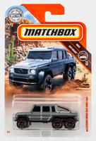 2018 Matchbox #105 Mercedes-Benz G63 AMG 6x6 GUNMETAL GREY METALLIC | FSC