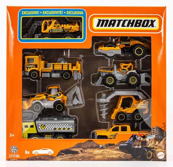 2024 Matchbox 8-Pack | Construction Theme | Drill Digger COLOR CORRECTION | FSB