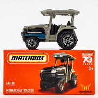 2023 Matchbox Power Grabs #69 Monarch EV Tractor GREY | BLUE | FSB