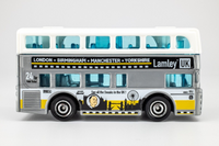 2021 Matchbox 9-Pack Exclusive Two-Story Bus SILVER | WHITE | LAMLEY UK | MINT