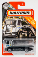 2020 Matchbox #25 MBX Flatbed King SILVER | MATCHBOX POLICE DEPT. | FSC