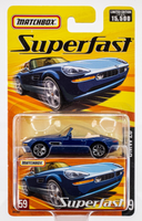 2005 Matchbox Superfast #59 BMW Z8 TOPAZ BLUE | FSC