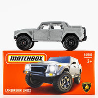 2024 Matchbox Power Grabs #96 Lamborghini LM002 FLAT SILVER | FSB