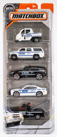 2016 Matchbox Police Rescue 5-Pack | Chevrolet Suburban | Dodge | GMC | FSB