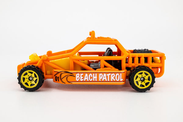 2012 Matchbox "Beach Rescue" Sand Speeder ORANGE | NO ANTENNA | NEW BASE | MINT