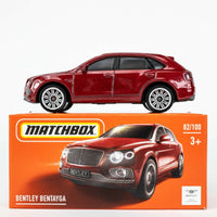 2022 Matchbox Power Grabs #82 Bentley Bentayga CANDY RED BY MULLINER | FSB