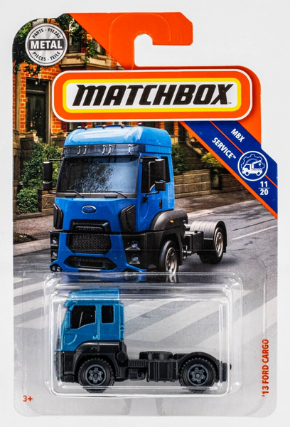 2018 Matchbox #37 '13 Ford Cargo BLUE METALLIC | FSC