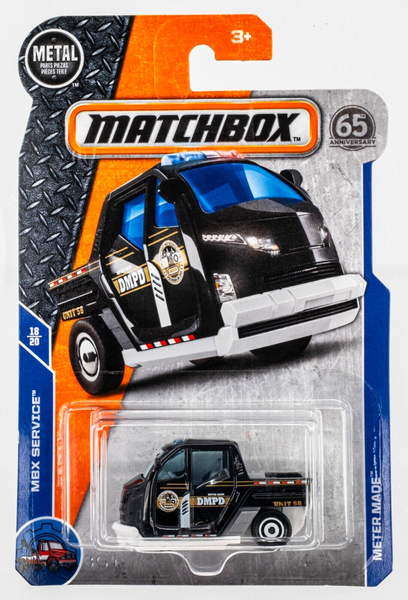 2018 Matchbox #86 Meter Made BLACK | DMPD UNIT 58 | FSC