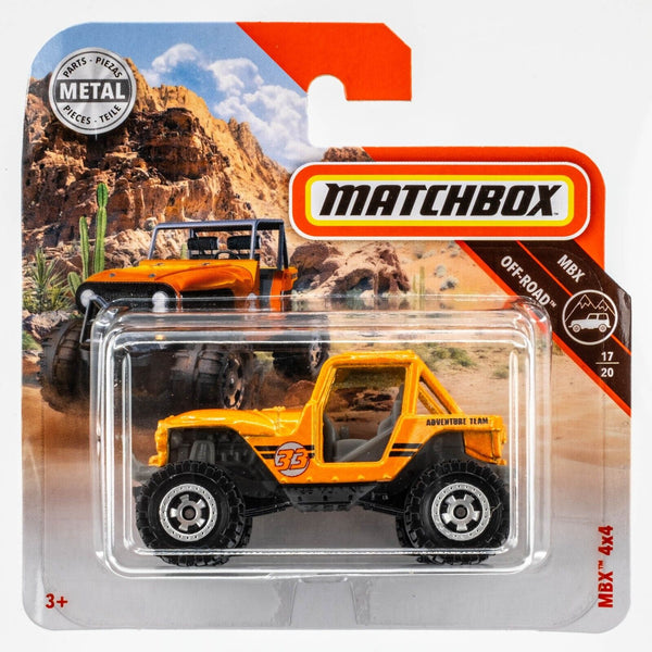 2018 Matchbox #115 MBX 4x4 ORANGE METALLIC | ADVENTURE TEAM 33 | FSSC