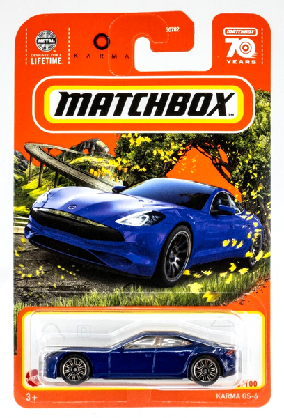 2023 Matchbox #43 Karma GS-6 BODEGA BAY BLUE | FSC