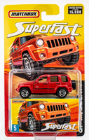 2006-2007 Matchbox Superfast #5 Jeep Liberty FLAME RED CLEARCOAT | FSC