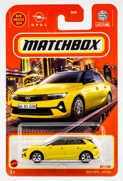 2024 Matchbox #87 2022 Opel Astra YELLOW | FSC