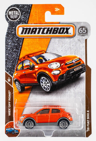 2018 Matchbox #12 '16 Fiat 500X SPITFIRE ORANGE | FSC